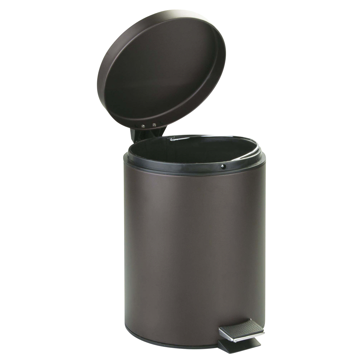 slide 13 of 17, InterDesign Step Can With Bucket Insert - Bronze, 8 in x 11 in