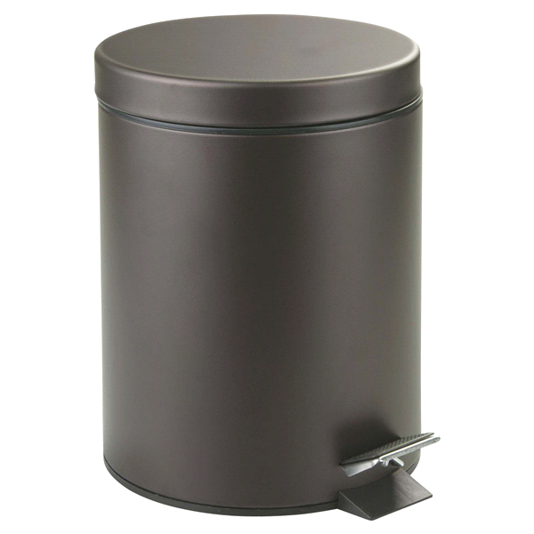 slide 4 of 17, InterDesign Step Can With Bucket Insert - Bronze, 8 in x 11 in