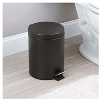 slide 7 of 17, InterDesign Step Can With Bucket Insert - Bronze, 8 in x 11 in