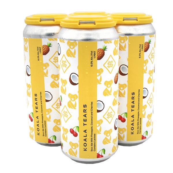 slide 1 of 1, Kros Strain Brewing, Koala Tears 4Pk, 1 pint