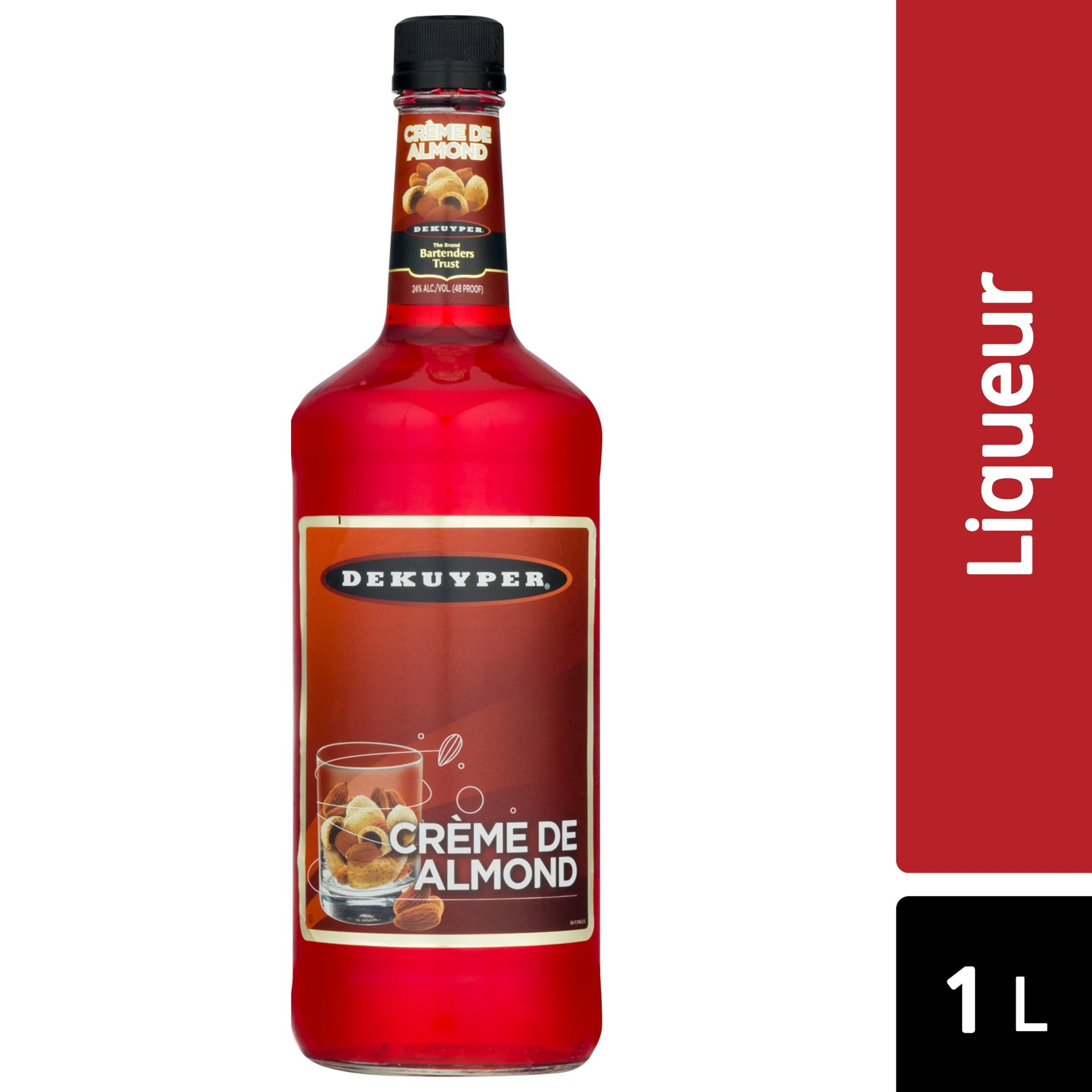 slide 1 of 1, DeKuyper Crème De Almond Liqueur 1 L, 1 liter