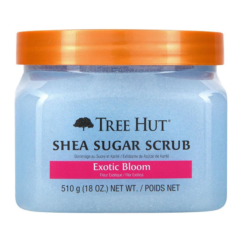 slide 1 of 6, Tree Hut Shea Sugar Scrub Exotic Bloom, 18 oz