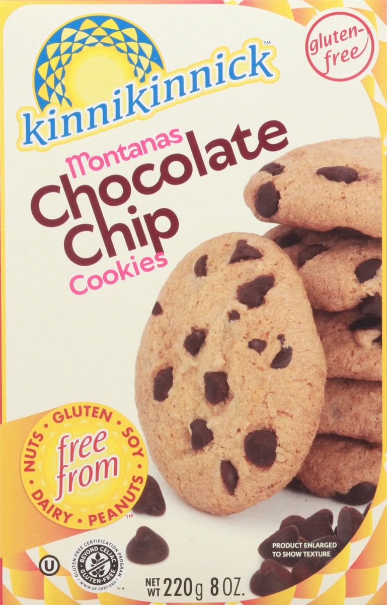 slide 1 of 14, Kinnikinnick Foods Montanas Chocolate Chip Cookies 220 g, 220 g