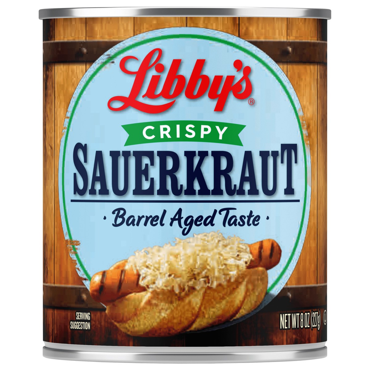 slide 1 of 9, Libby's Crispy Sauerkraut 8 oz. Can, 8 oz