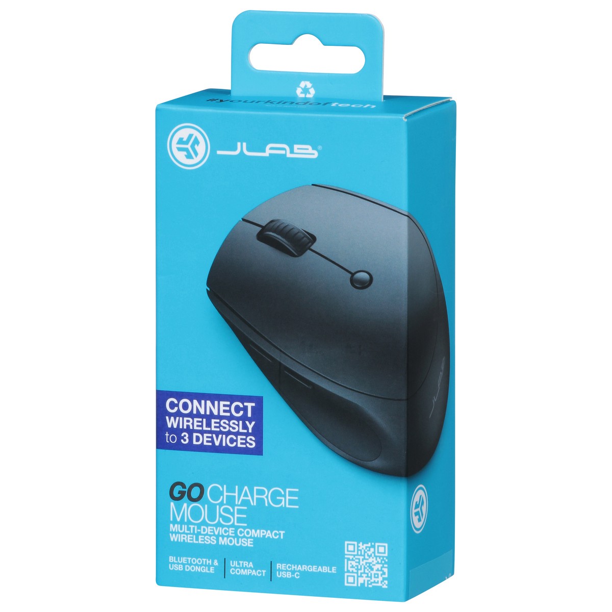 slide 10 of 12, JLab Go Charge Wireless Mouse 1 ea, 1 ct