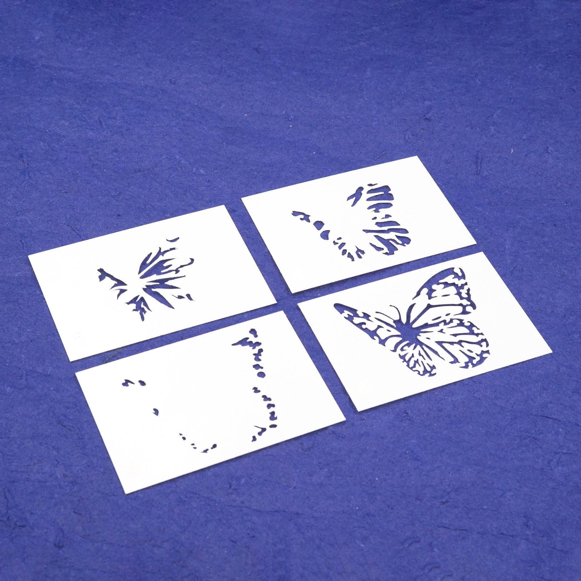slide 3 of 3, Butterfly Icon Layering Stencils By Recollections, 2 in x 3 in