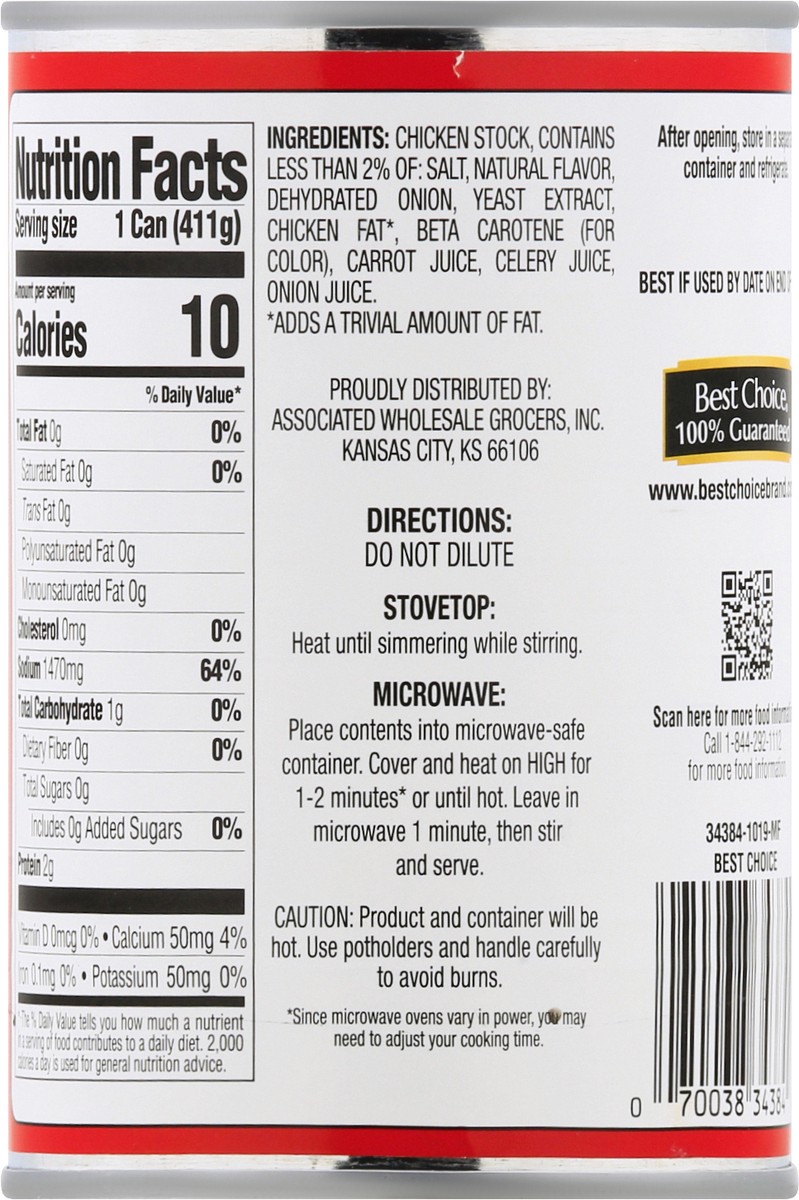 slide 2 of 10, Best Choice 99% Fat Free Chicken Broth, 14.5 oz