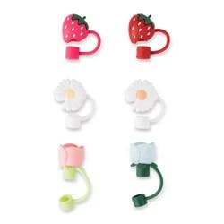 Manna Figural Straw Toppers