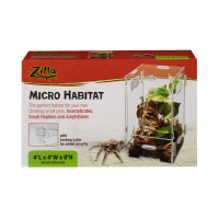 slide 2 of 16, Zilla Micro Habitat Terrariums with Locking Latch Arboreal, Small, 1 ct