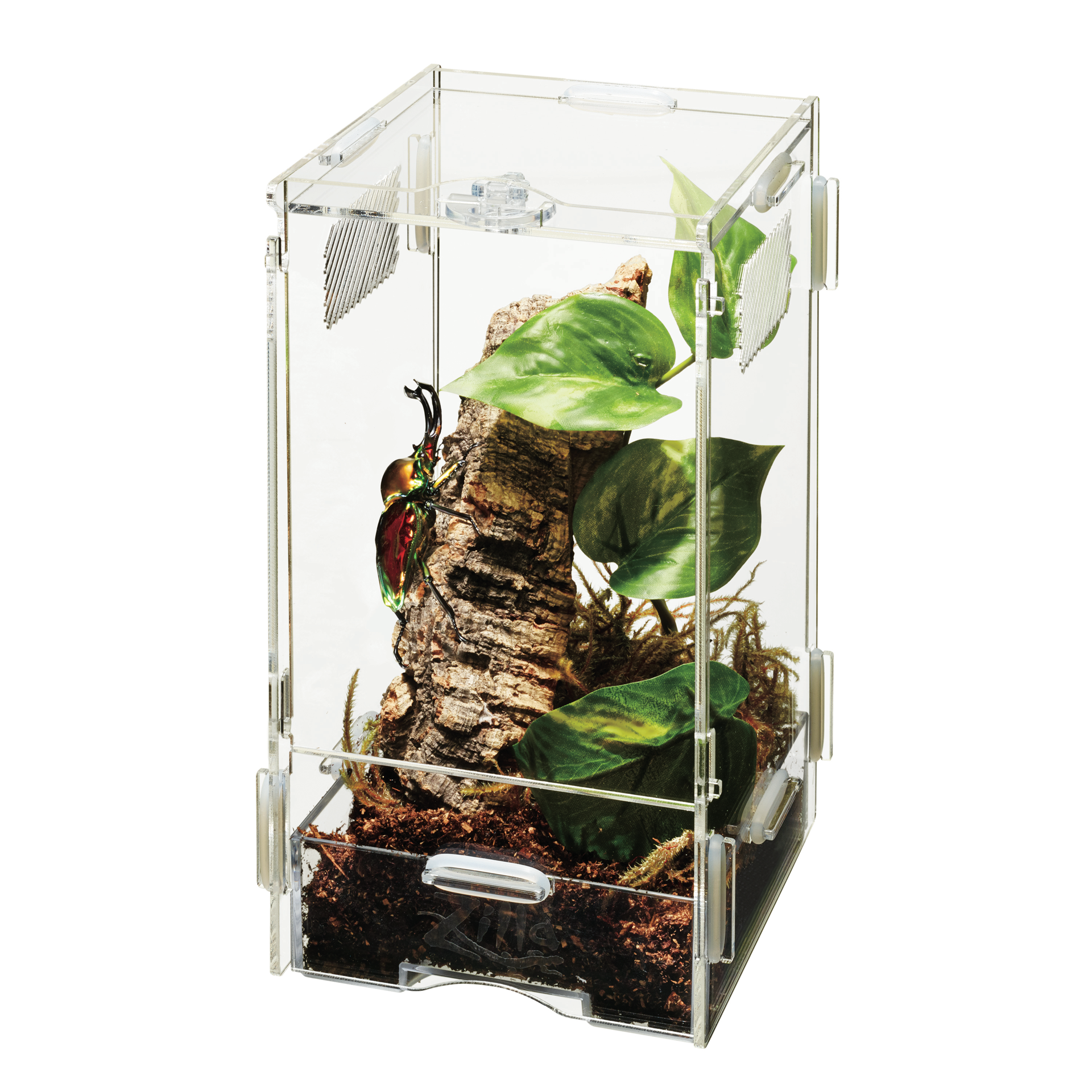 slide 1 of 16, Zilla Micro Habitat Terrariums with Locking Latch Arboreal, Small, 1 ct