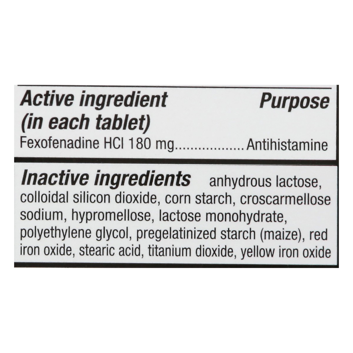 slide 6 of 12, Harris Teeter Allrg Rlf Fexofenadin 180Tb, 30 ct