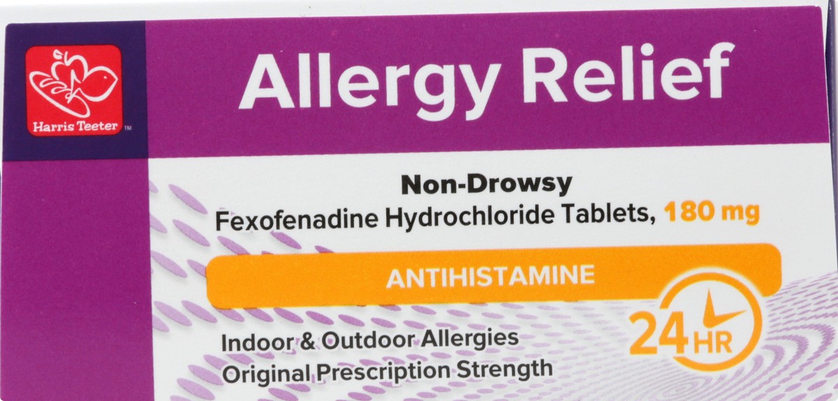 slide 12 of 12, Harris Teeter Allrg Rlf Fexofenadin 180Tb, 30 ct