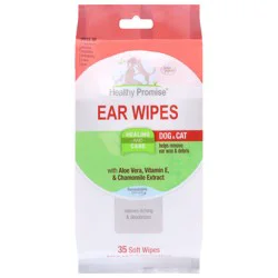 Healthy Promise Dog & Cat Ear Wipes - 35 ea