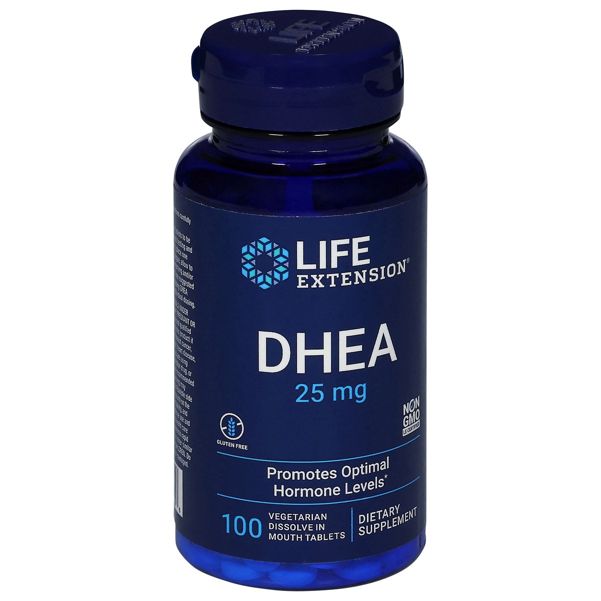 slide 8 of 14, Life Extension 25 mg DHEA 100 Vegetarian Dissolve in Mouth Tablets, 100 ct
