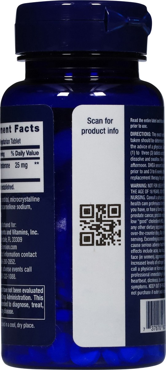 slide 3 of 14, Life Extension 25 mg DHEA 100 Vegetarian Dissolve in Mouth Tablets, 100 ct