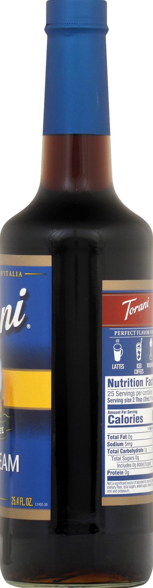 slide 13 of 13, Torani Sugar Free Irish Cream Syrup 750 ml, 750 ml