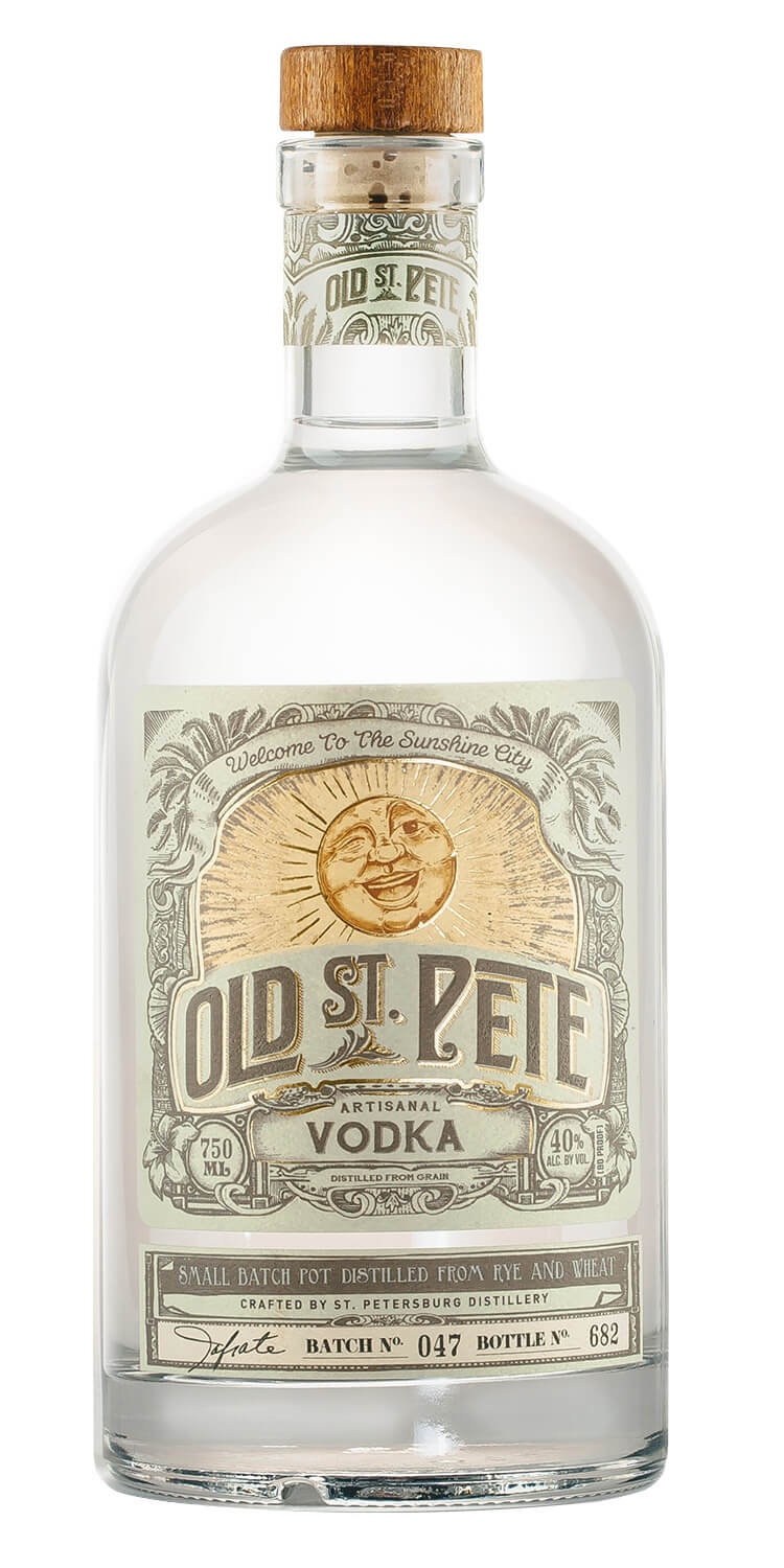 slide 1 of 1, Old St. Pete Artisanal Vodka, 750 ml