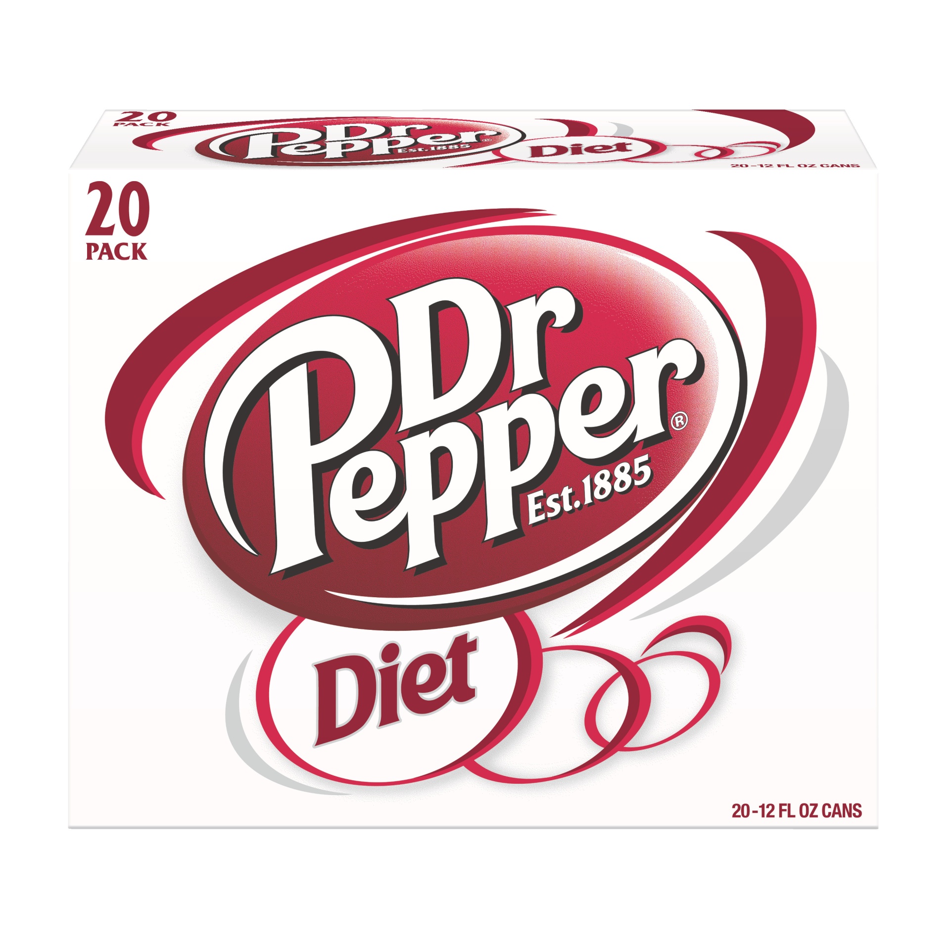 slide 1 of 3, Diet Dr Pepper, 20 ct; 12 fl oz