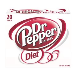 Dr Pepper Diet - 20 ct; 12 fl oz