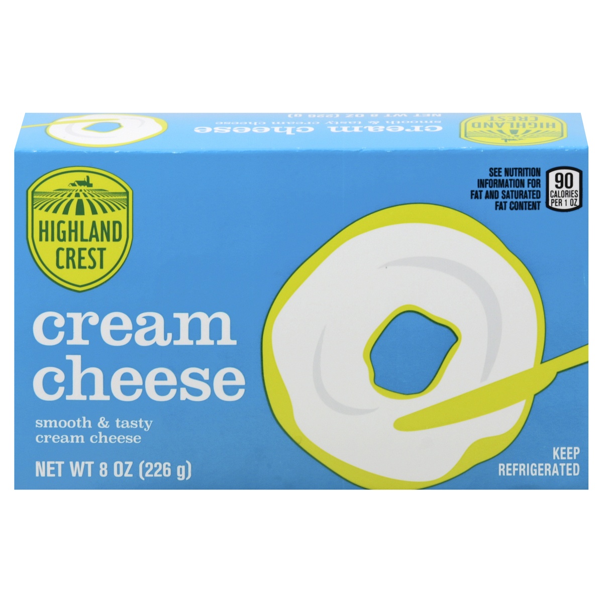 slide 1 of 1, Highland Brewing Company Crest Cream Cheese, 1 ct
