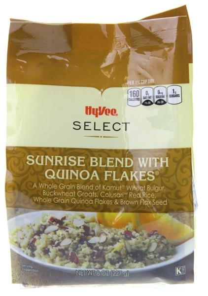 slide 1 of 1, Hy-Vee Select Sunrise Blend With Quinoa Flakes, 8 oz