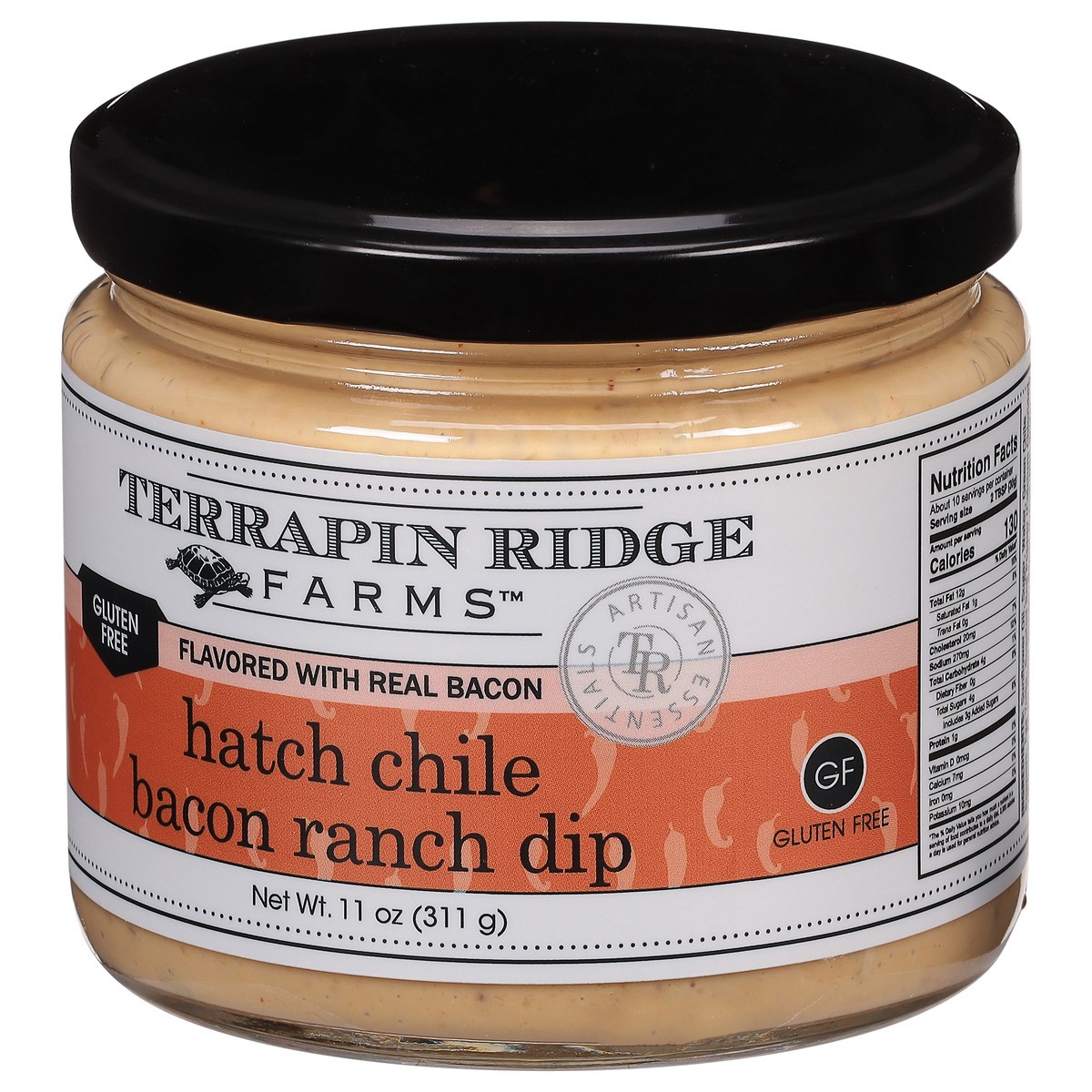 slide 2 of 14, Terrapin Ridge Hatch Chile Bacon Ranch Dip, 10 oz