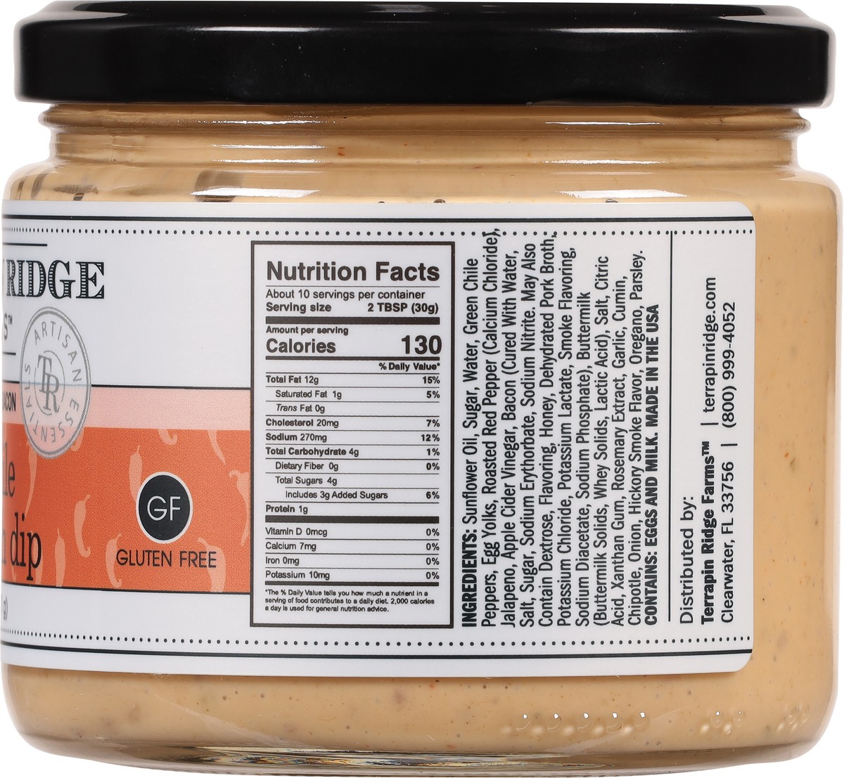 slide 7 of 14, Terrapin Ridge Hatch Chile Bacon Ranch Dip, 10 oz