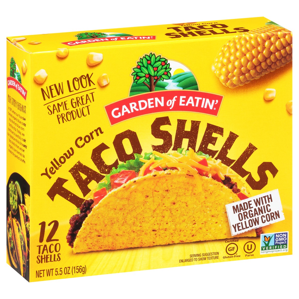 slide 2 of 8, Garden of Eatin' Taco Shell Yellow Org, 1 ct