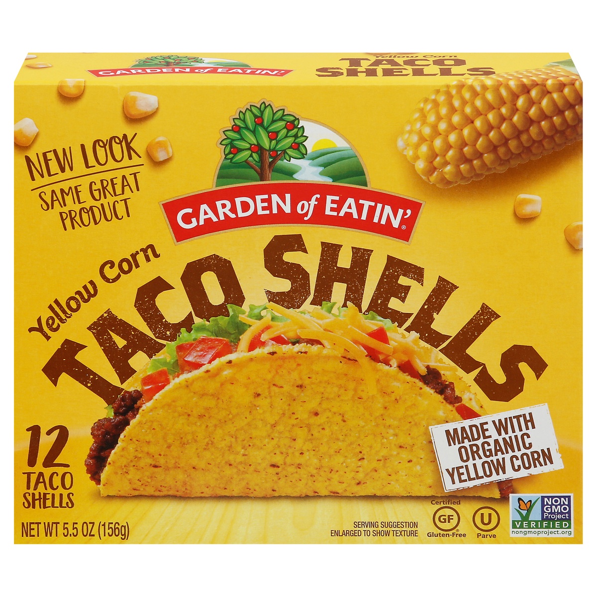 slide 1 of 1, Garden of Eatin' Yellow Corn Taco Shells, 12 ct; 5.5 oz