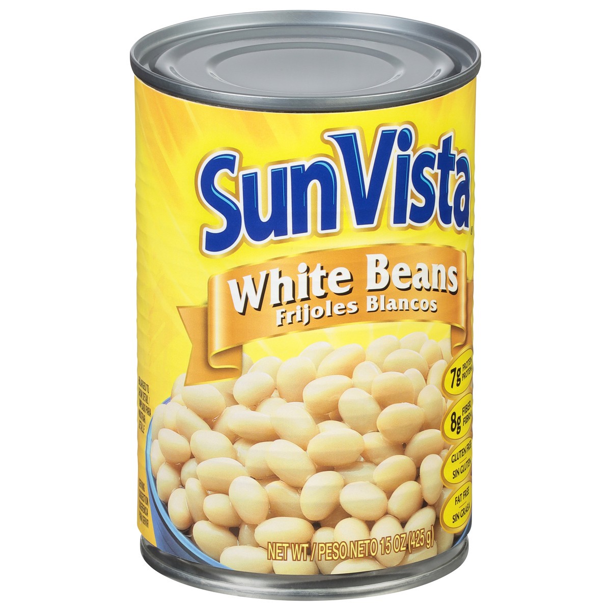 slide 10 of 14, SunVista White Beans 15 oz, 15 oz