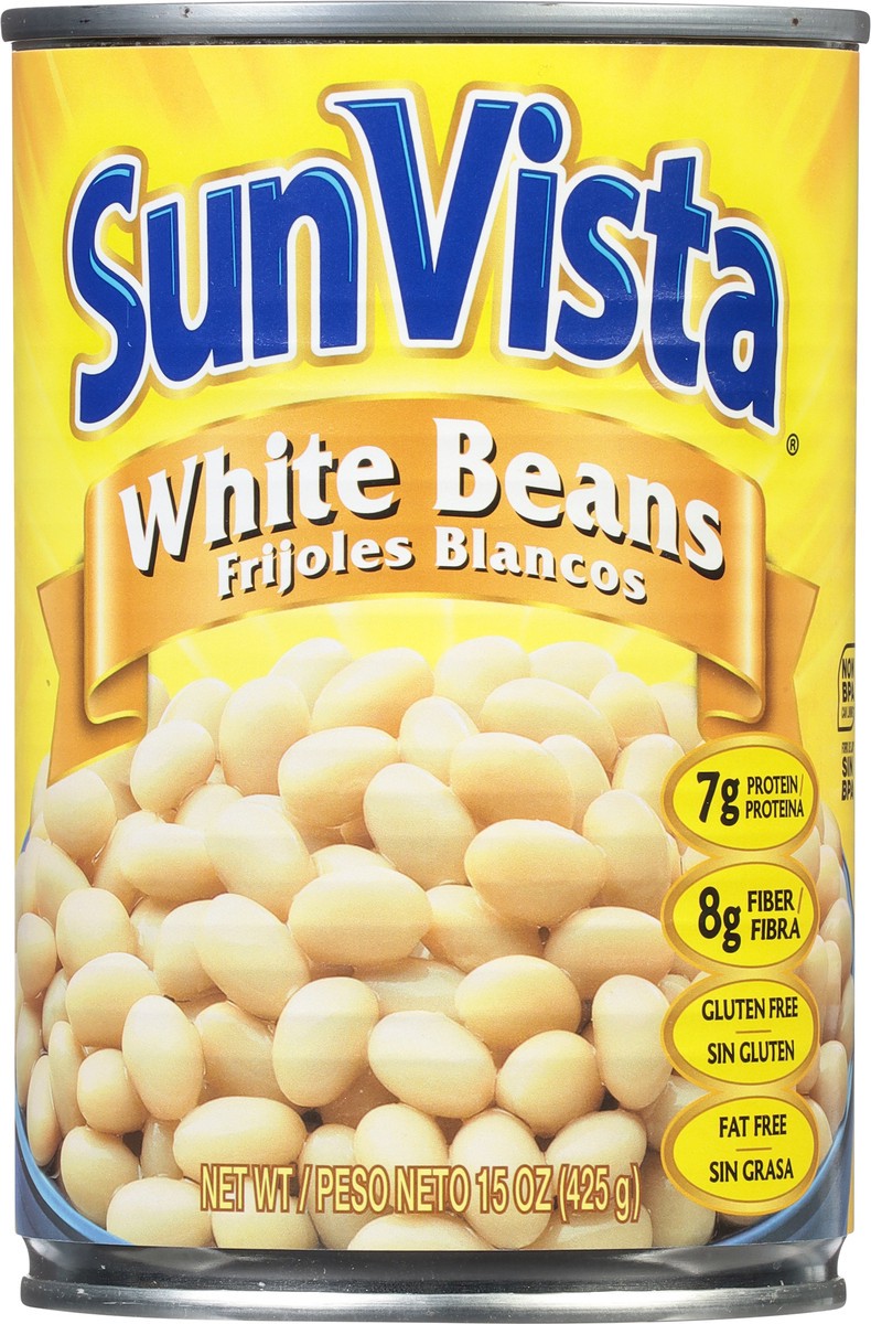 slide 12 of 14, SunVista White Beans 15 oz, 15 oz