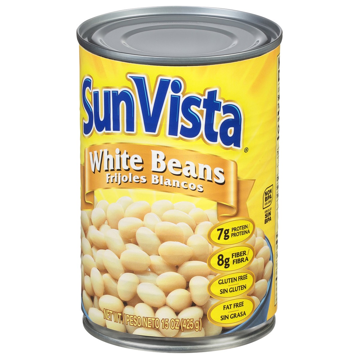 slide 8 of 14, SunVista White Beans 15 oz, 15 oz