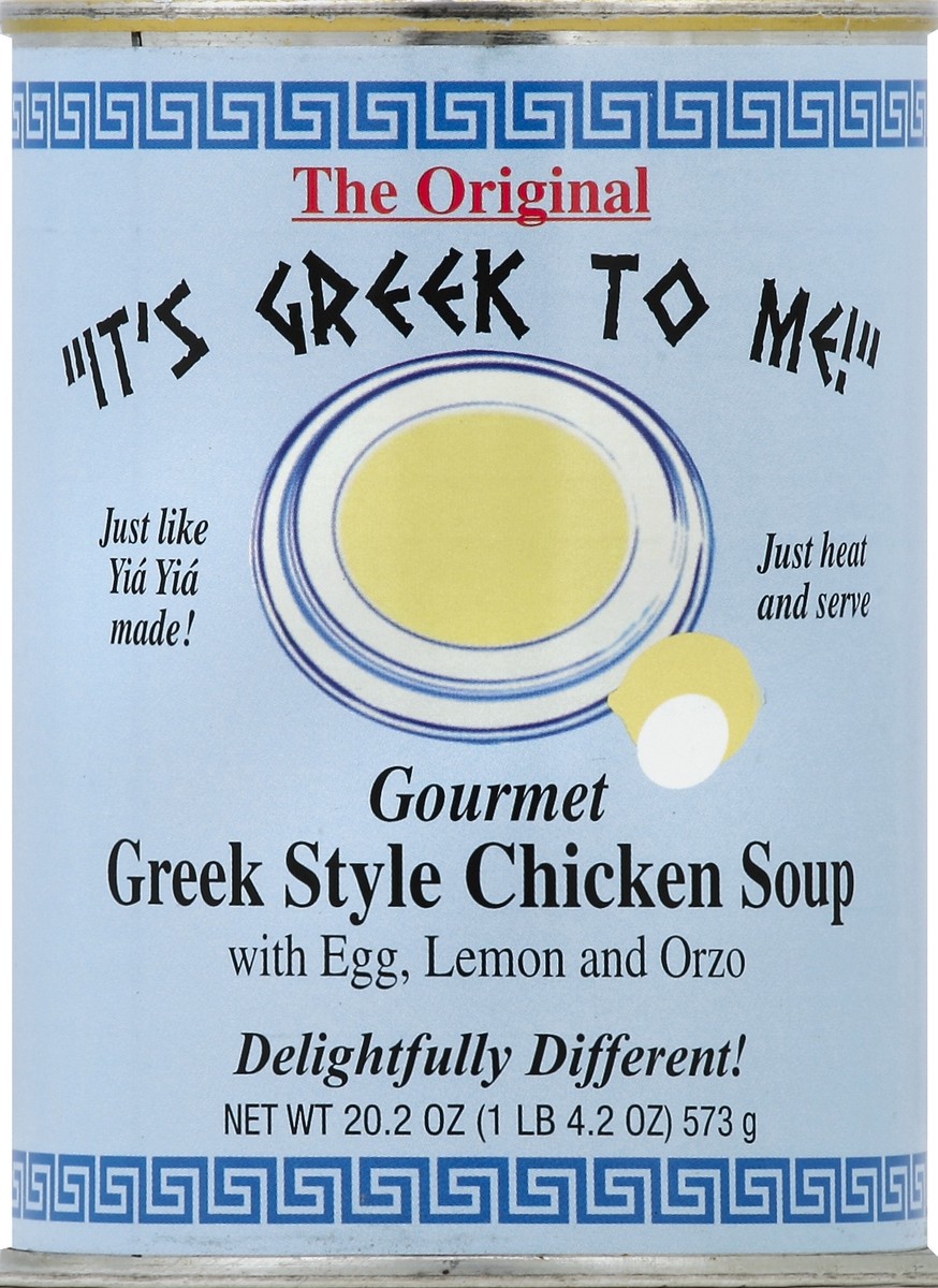 slide 1 of 3, It's Greek to Me Soup 20.2 oz, 20.2 oz