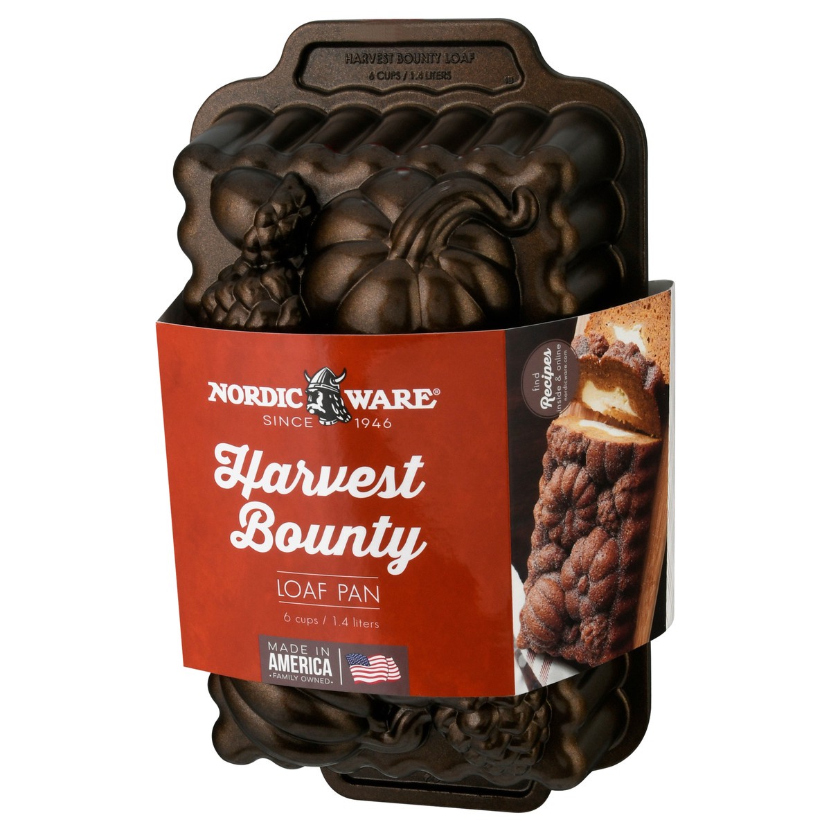 slide 10 of 10, Nordic Ware Harvest Bounty Loaf Pan 1 ea, 1 ct