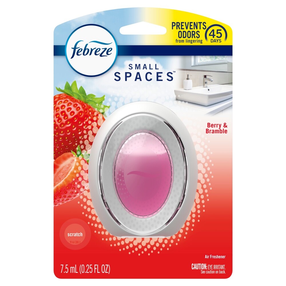 slide 1 of 1, Febreze Small Spaces Continuous Action Berry Air Freshener, 0.25 oz