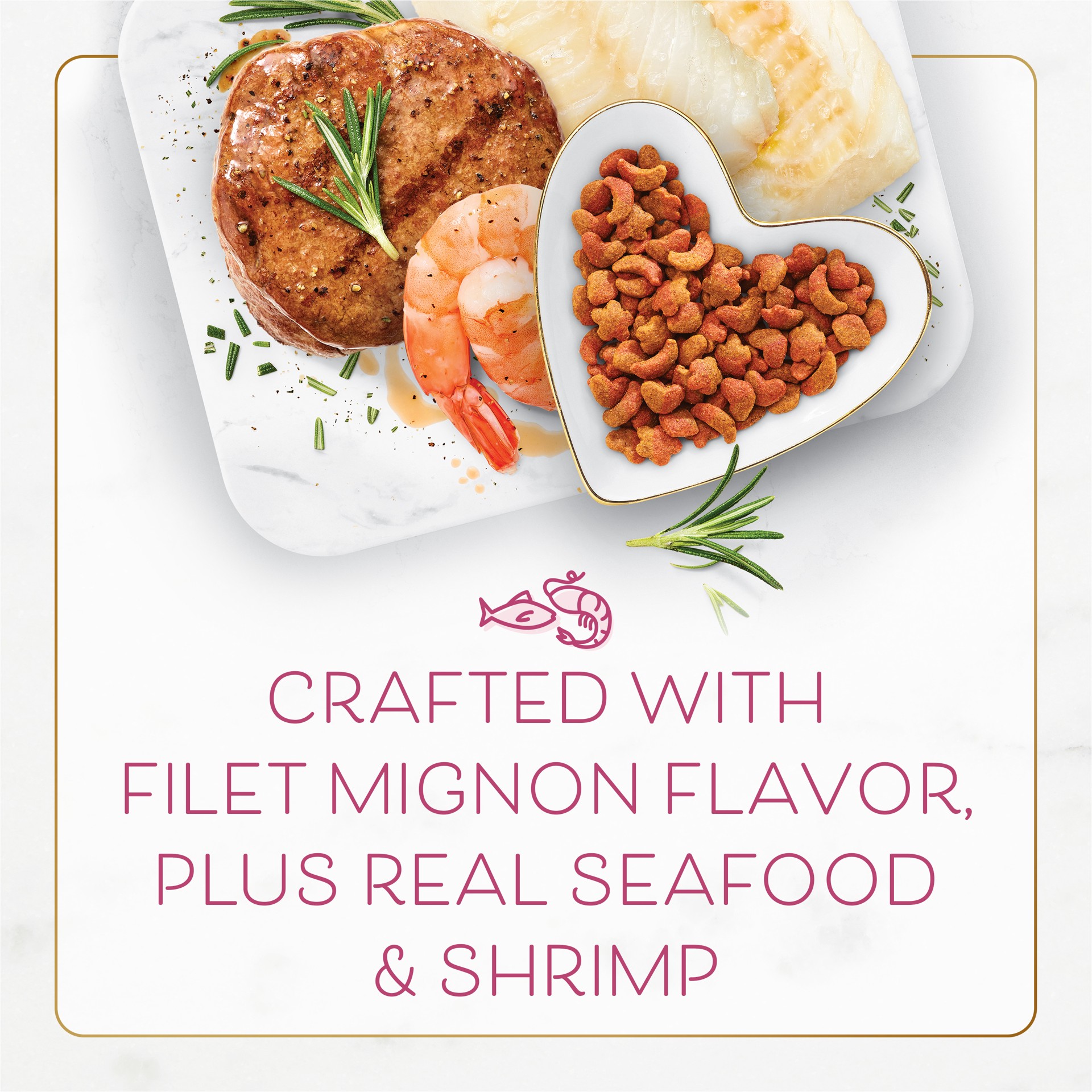 slide 9 of 9, Fancy Feast Filet Mignon With Real Seafood Shrimp Cat Food, 1 lb