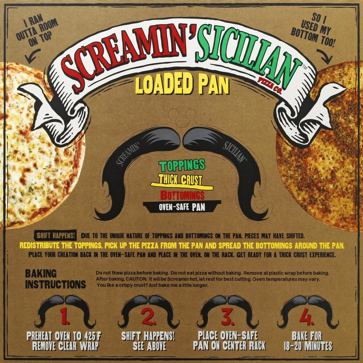 slide 6 of 6, Screamin' Sicilian Bessies Revenge Cheese Pizza, 20.85 oz