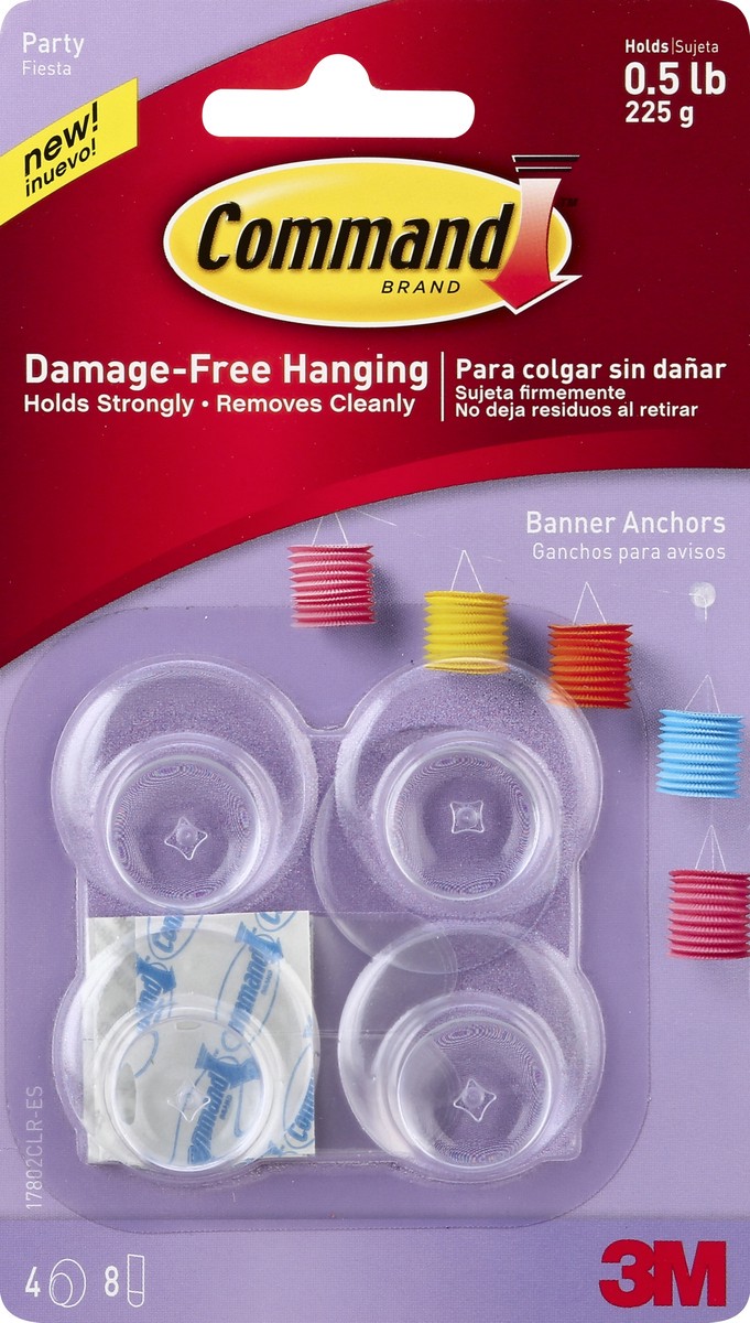 slide 2 of 2, Command Banner Anchors, 4 ct