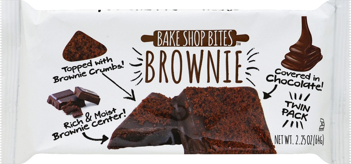 slide 1 of 6, Bake Shop Bites Brownie 2 ea, 2 ct