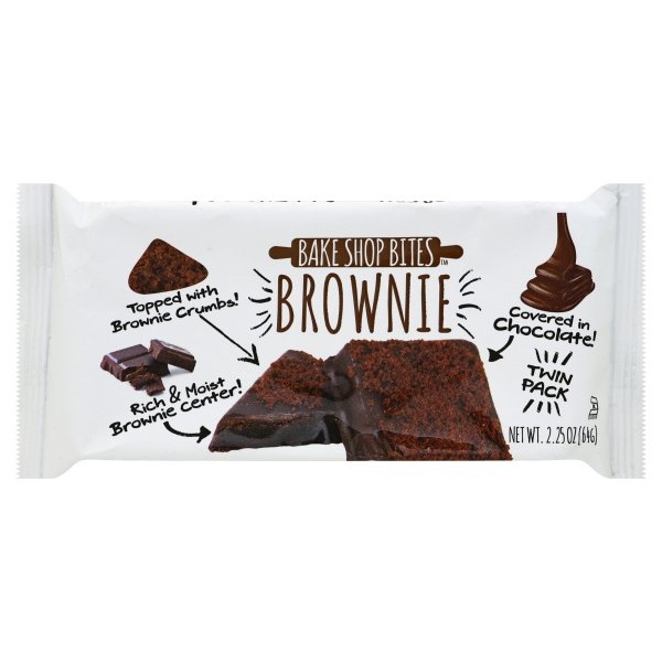 slide 1 of 1, Bake Shop Bites Brownie 2 ea, 2 ct