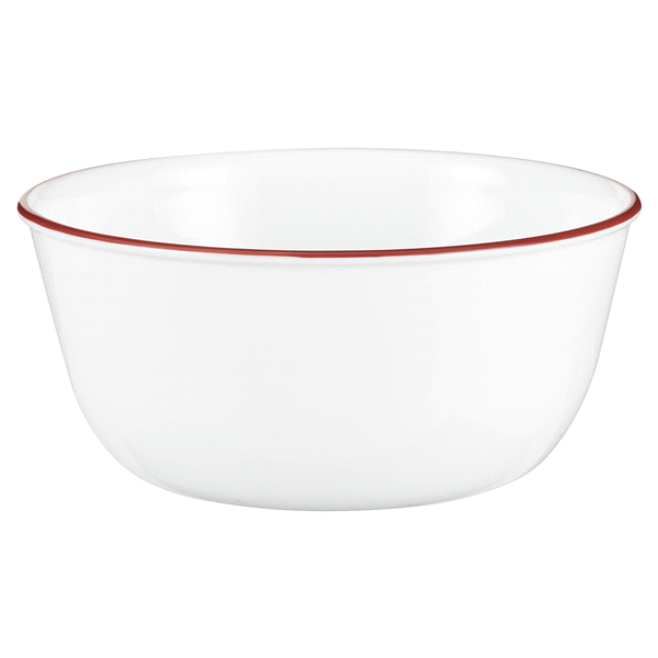 slide 28 of 29, Corelle Livingware Super Soup/Cereal Bowl, Red Floral, 28 oz