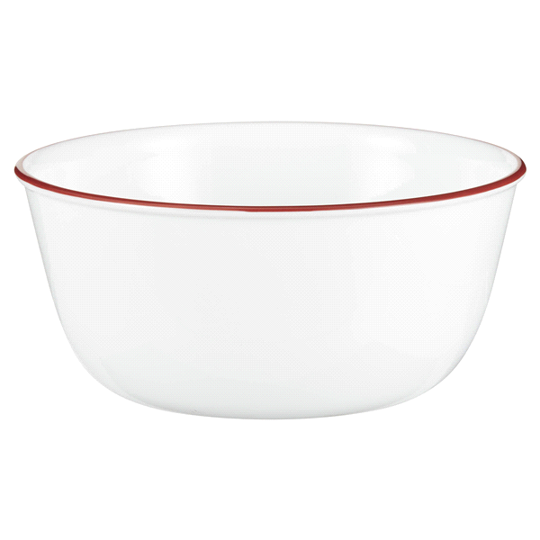 slide 13 of 29, Corelle Livingware Super Soup/Cereal Bowl, Red Floral, 28 oz