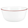 slide 6 of 29, Corelle Livingware Super Soup/Cereal Bowl, Red Floral, 28 oz