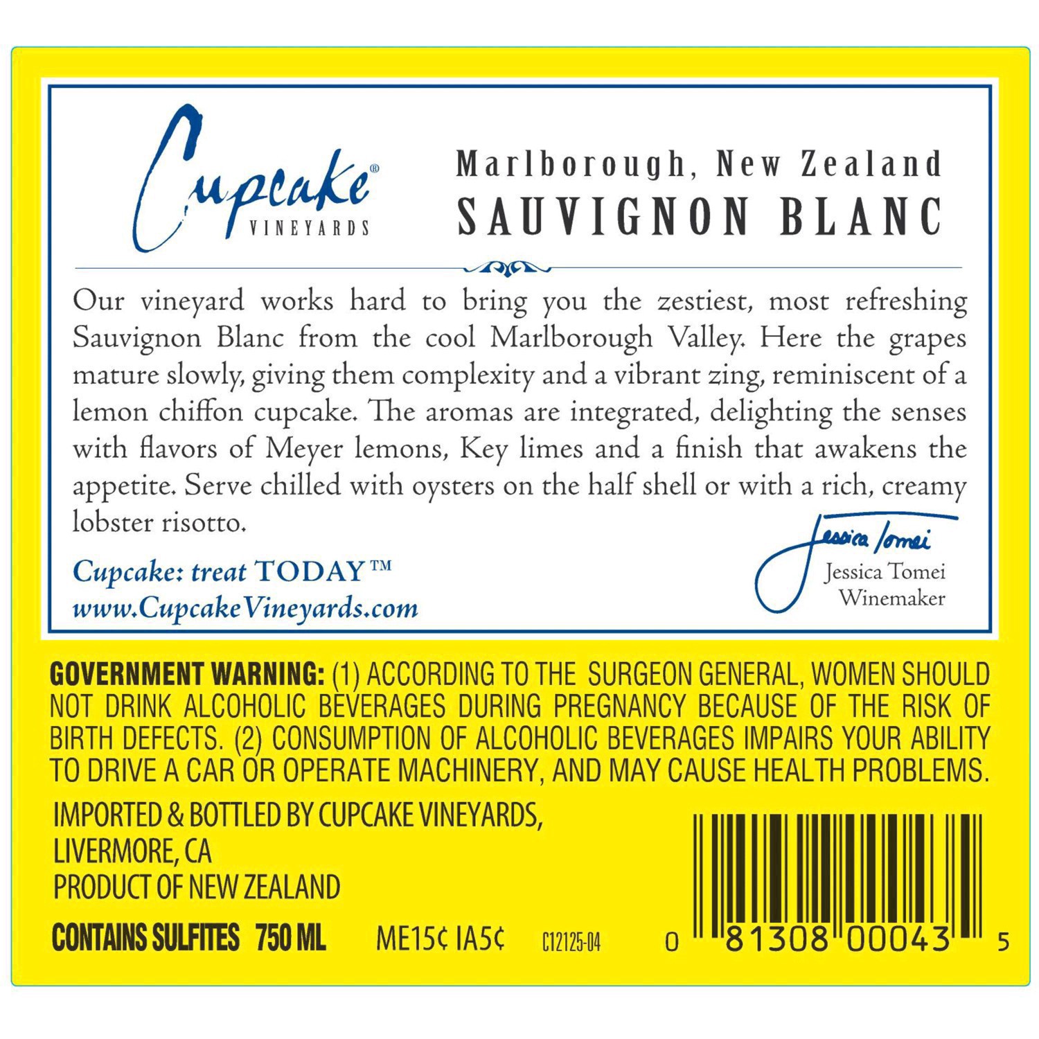 slide 28 of 42, Cupcake Vineyards Cupcake Sauvignon Blanc White Wine - 750ml Bottle, 750 ml