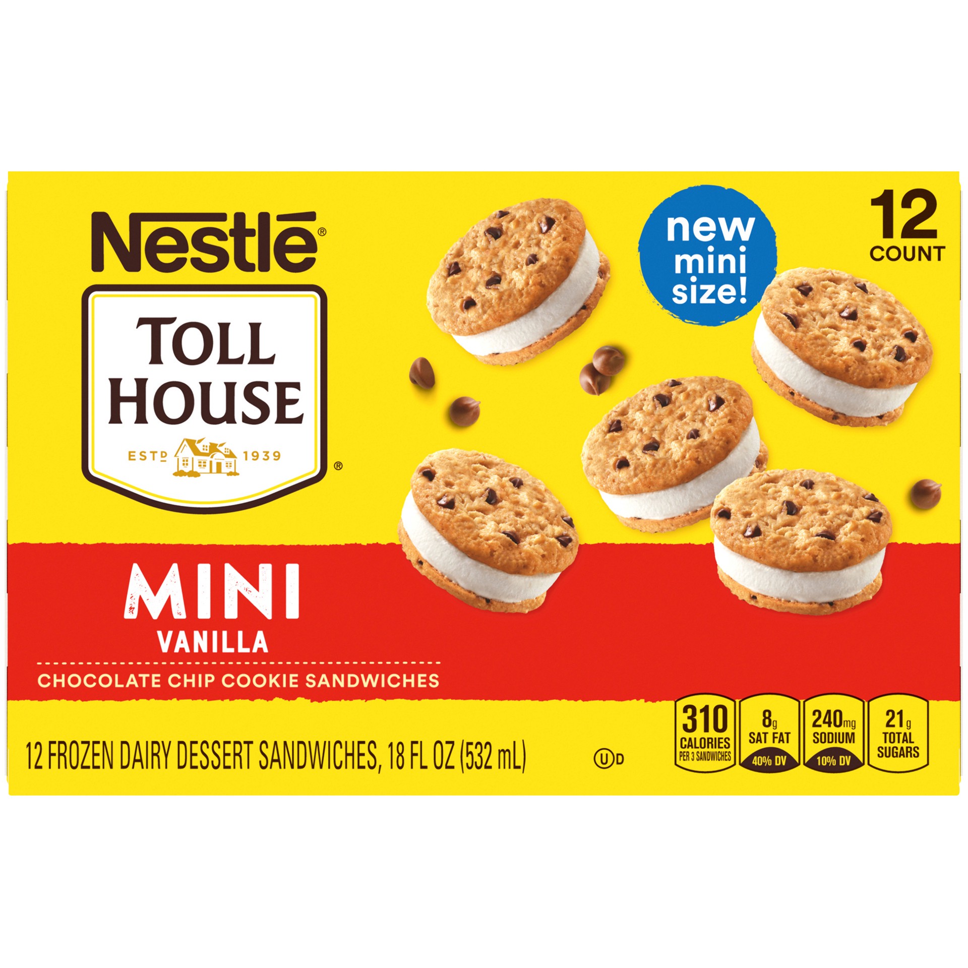 slide 2 of 4, Toll House Cookie Sandwiches, 12 ct