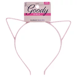 Goody Girls Headband Plastic Cat Ear Pink - Each