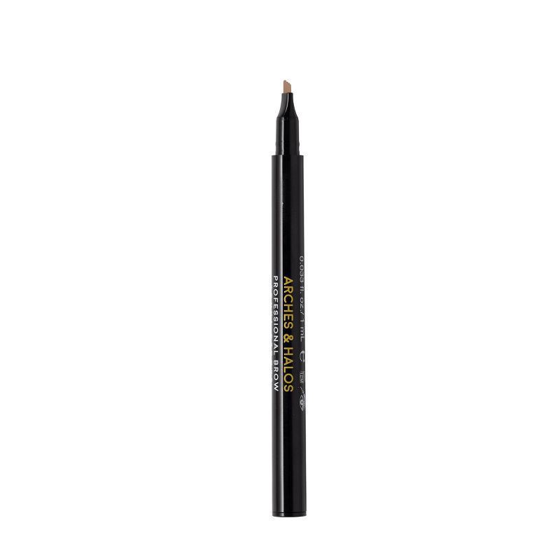 slide 1 of 5, Arches & Halos New Microblading Brow Shaping Pen - Warm Brown - 0.033 fl oz, 0.3 oz