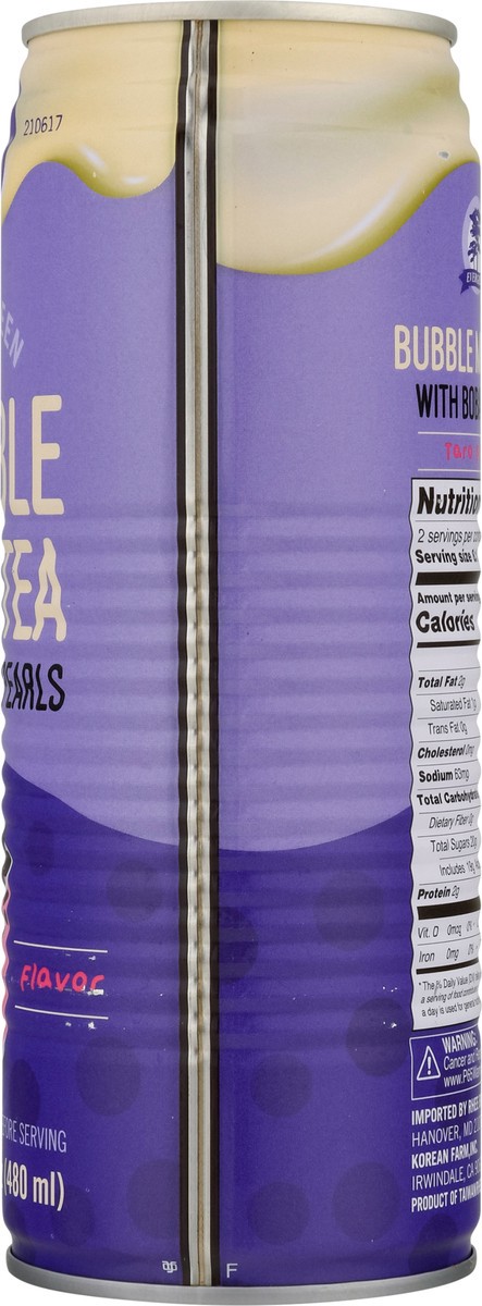 slide 9 of 13, Evergreen Taro Flavor Bubble Milk Tea with Boba Pearls 16.2 fl oz, 16.2 fl oz
