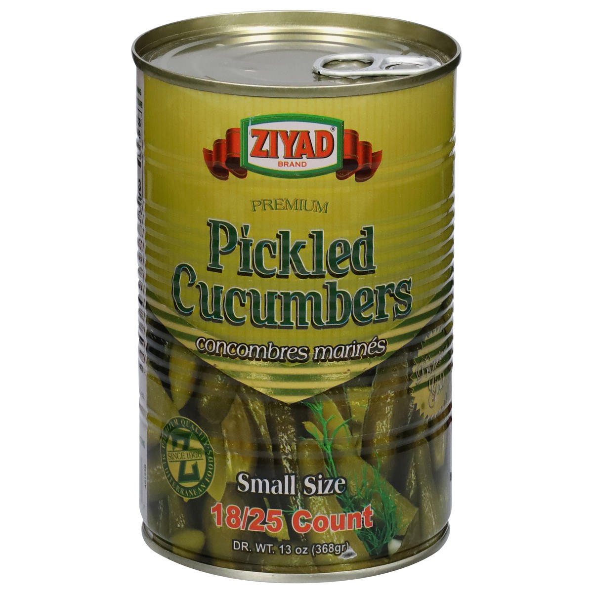 slide 3 of 14, Ziyad Premium Pickled Cucumbers Small Size - 13 oz, 13 oz