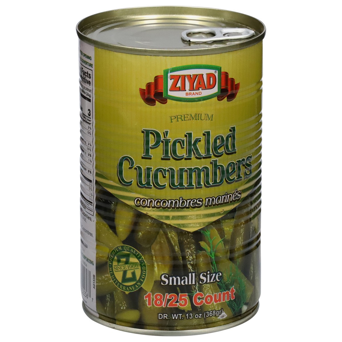slide 10 of 14, Ziyad Premium Pickled Cucumbers Small Size - 13 oz, 13 oz
